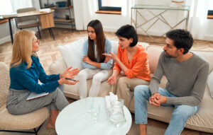 Family asks therapist what is addiction counseling